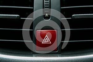 Car emergency button inside the salon