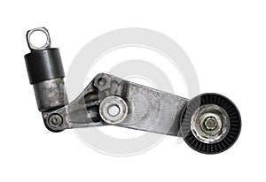 Car engine belt tensioner roller assembly