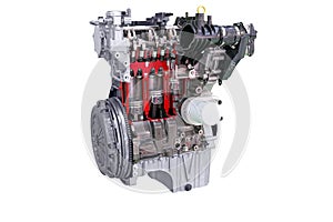 Car engine isolated