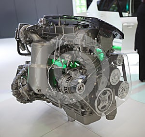 Car engine model