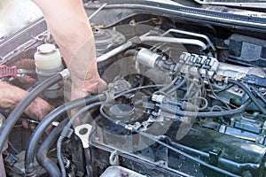 Car engine repair