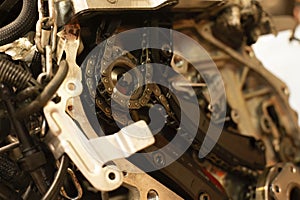 Car Engine Timing Chain Symbol