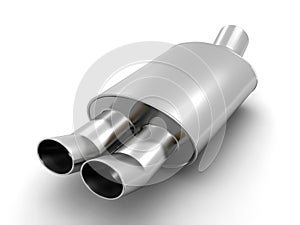 Car exhaust pipe