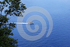 Car ferry boat in Greece