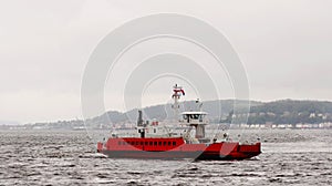 The car ferry at dunoon in scotland