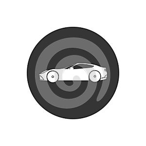 Car flat icon vector illustration flat style