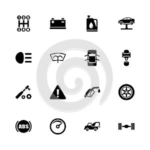 Car - Flat Vector Icons