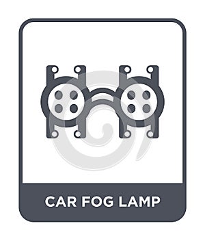 car fog lamp icon in trendy design style. car fog lamp icon isolated on white background. car fog lamp vector icon simple and