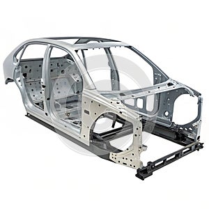 Car frame isolated on white background photo