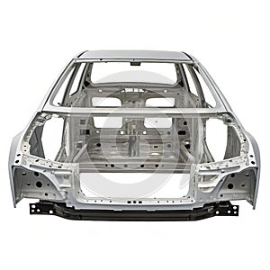 Car frame isolated on white background photo