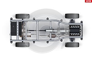 Car Frame rolling Chassis photo