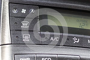 car front defogger or defrost button