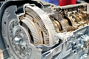 Car gear box with automatic transmission.