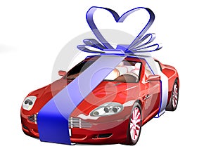 Car in gift