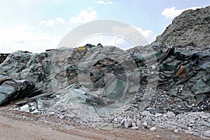 Car glass recycling plant