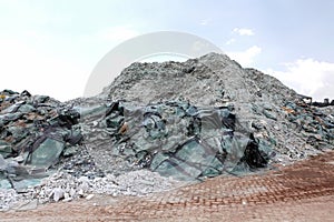 Car glass recycling plant