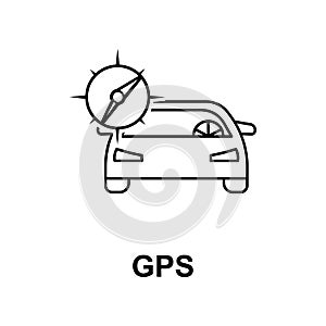 car gps icon. Element of car repair for mobile concept and web apps. Detailed icon can be used for web and mobile. Premium icon