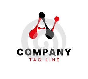 NA letter Business Logo Design photo