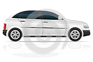 Car hatchback vector illustration