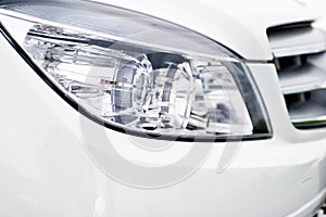 Car headlamp photo