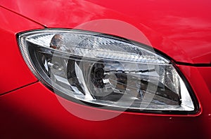 Car headlamp design photo