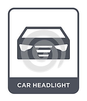car headlight icon in trendy design style. car headlight icon isolated on white background. car headlight vector icon simple and