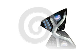 Car headlight, led projector technology