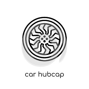 car hubcap icon from Car parts collection.