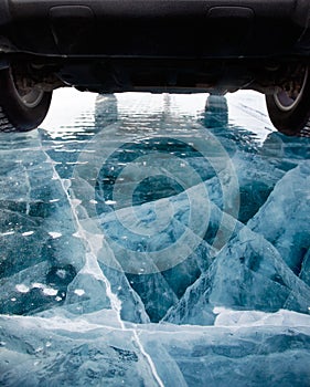 Car on ice