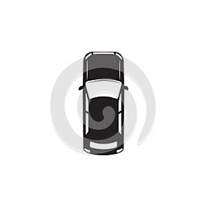 car icon. Element of transport view from above icon. One of the collections icon for website design and development, app developme