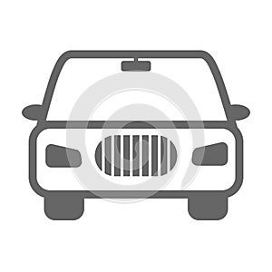 Car icon from the front