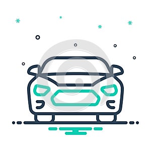 Mix icon for Car, runabout and carriage