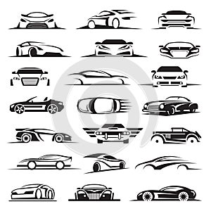 Car icon set