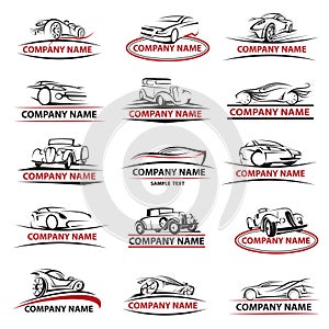 Car icon set
