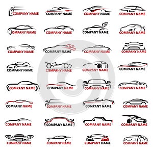 Car icon set