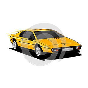 Spped car sport illustration vector