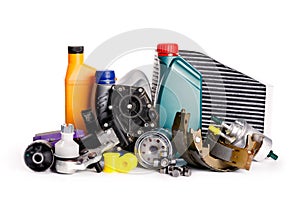 Car inspection, spare parts, car accessories, air filters, brake disc, car parts