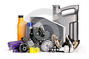 Car inspection, spare parts, car accessories, air filters, brake disc, car parts