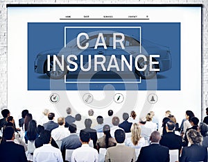 Car Insurance Accident Claim Risk Defense Drive Concept