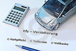 Car insurance photo