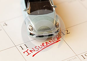 Car insurance. Date