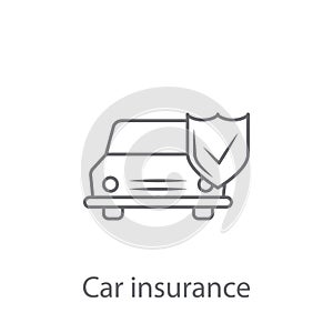 Car Insurance icon. Simple element illustration. Car Insurance symbol design from Insurance collection set. Can be used for web an