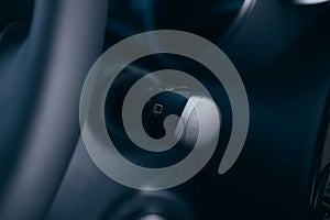 Car integrated turning indicator with headlight switch toggle