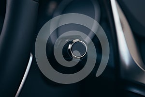 Car integrated turning indicator with headlight switch toggle