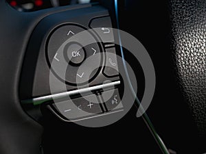 Car Interior Dashboard Panel Control
