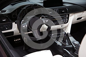 Car Interior Instrumentation Dashboard