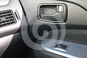 Car interior luxury service. Car interior details