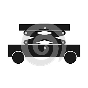 car jack icon vector
