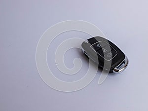 Car key chain  on white background