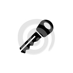 Car Key Flat Vector Icon